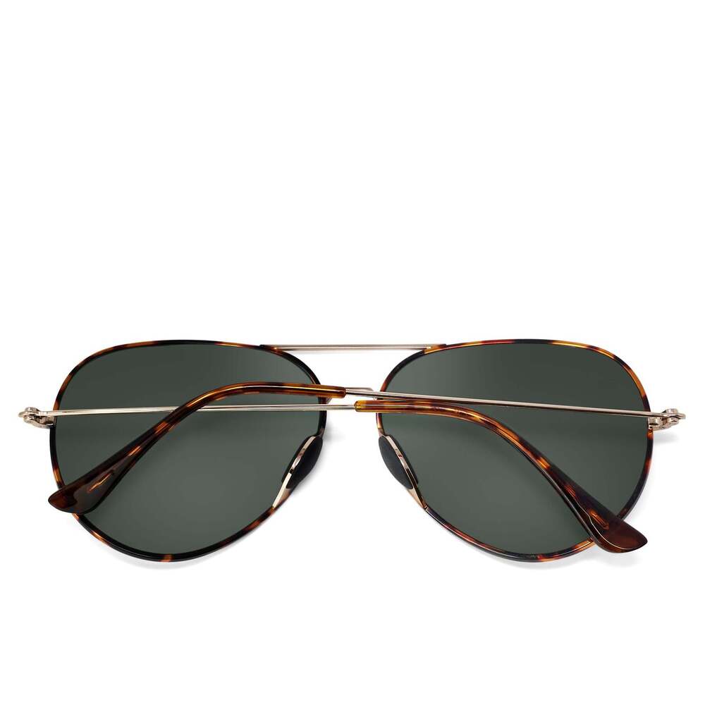 Tangle Free Aviator - Green Tortoise Polarized - Image 3
