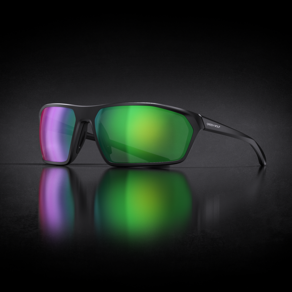 Green Wolf Ace - Black Green