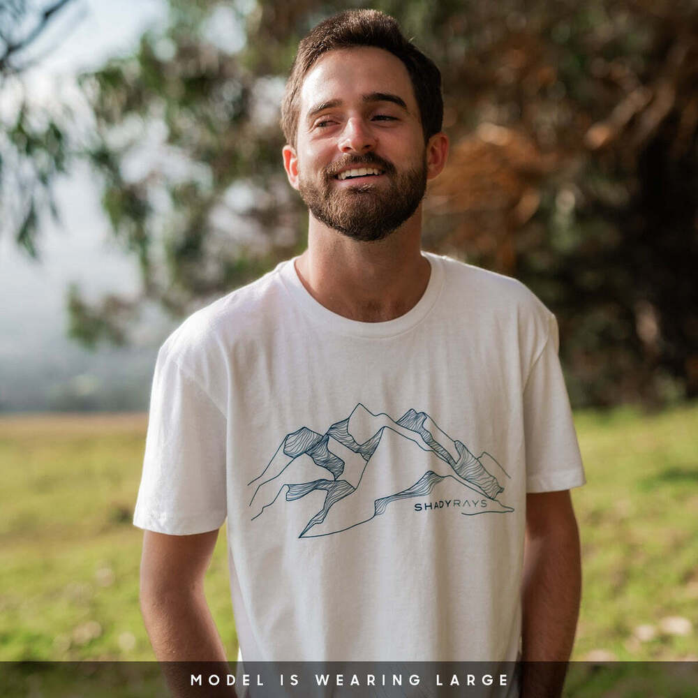 Graphic T-Shirt - Mountainscape White - Image 2
